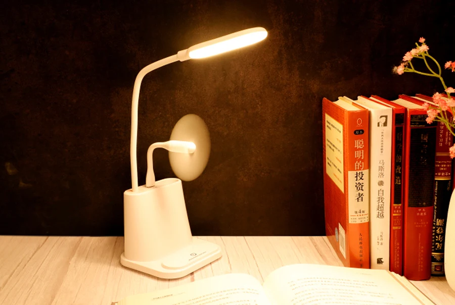 Лампа настольная светильник настольный Настольная лампа USB Перезаряжаемые светодиодный настольная лампа сенсорный затемнения регулировка для Для детей чтения настольная прикроватная Спальня Гостиная