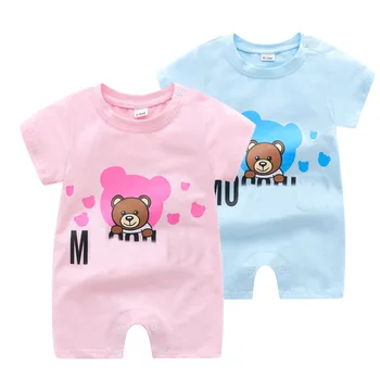 

High quality Baby Girls Rompers Summer Soft and Breathable Newborn Baby Clothes For Boys Cotton Kids Jumpsuit