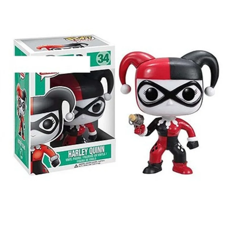 Funko POP отряд самоубийц 34 # Joker Harley Quinn Коллекция Модель фигурка мальчик игрушки