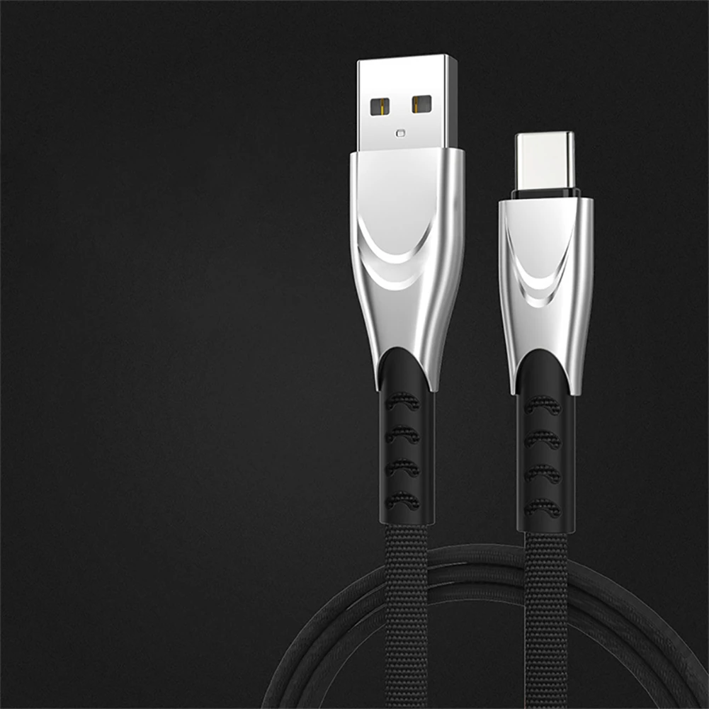 Jetjoy 3A usb type C зарядное устройство Синхронизация Дата-кабель для быстрой передачи данных Зарядка для samsung huawei Xiaomi телефон Плетеный алюминиевый сплав зарядный кабель