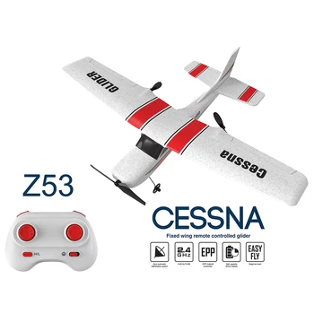 

Z53 2.4G 2CH RC Plane EPP Foam Glider RC Airplane Toy With 3Pcs Batteries Brain-Training Toy For Children Educational Toys Gift