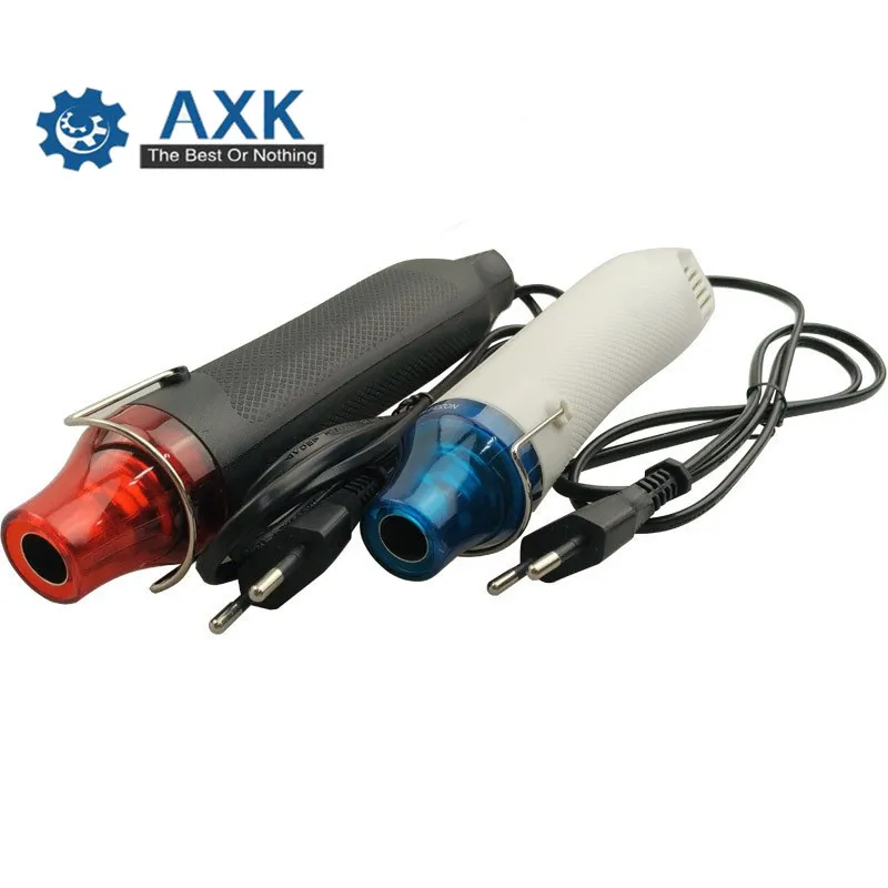 220V DIY с помощью Тепловая пушка электрическая Мощность инструмент горячего воздуха 300 Вт Температура пистолет с поддерживающим сиденьем термоусадочный Пластик DT434