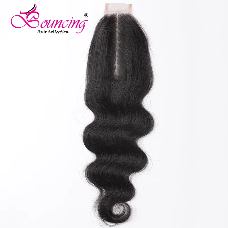 

Bouncing Human Hair Body Wave Kim K 2x6 Lace closure Brazilian Remy Hair 10-26 Inch Free Shipping