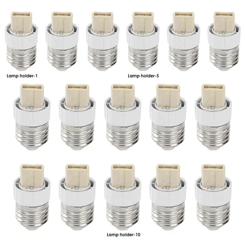 

Adjustable Lamp Bases E27 to G9 Lamp Holder Adapter Durable Converter LED Light Bulb Socket Base Lighting Accessories