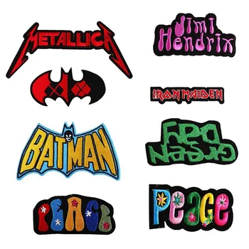 

New Embroidery Cloth Sticks Embroider Chapter High-quality Goods DIY Bat Dart PEACE Words Clothing Decoration Patch Stick