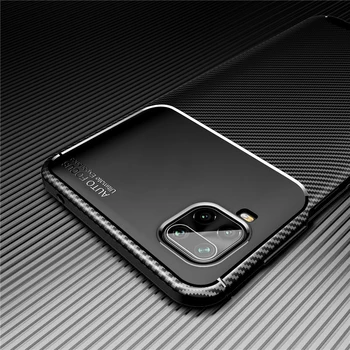 

Silicone Bumper For Xiaomi Mi 10 Lite Case For Xiaomi Redmi Note 9S 8 7 Pro Case Carbon Fiber Shockproof Protective Phone Cover