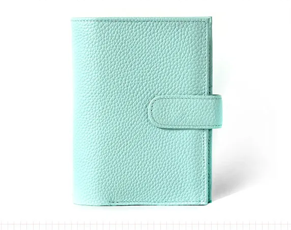 

Creative A7 Mint Genuine Leather Coil Book Cover 150mm*110mm Suit For Standard A7 Refilled Paper