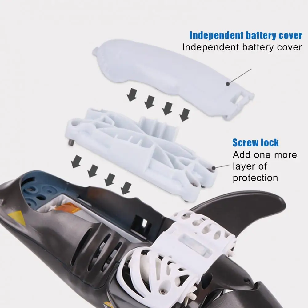 Shark Toy Electric Waterproof 2.4 G High-frequency Remote Control Model for Children