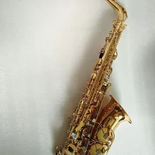 Альт саксофон Модель Eb плоский альт Высокое качество альт саксофон Супер Профессиональные Музыкальные инструменты Saxofone