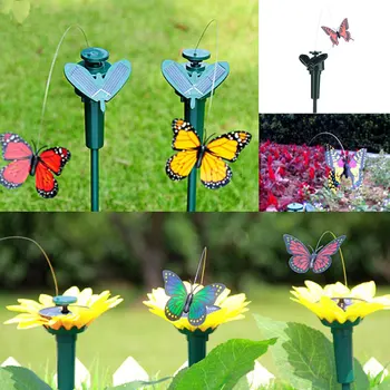

Solar Powered Butterfly Lawn Lawn Decoration Solar Powered Butterfly Plastic Flying Landscape Wind Spinners Yard Decor Dancing