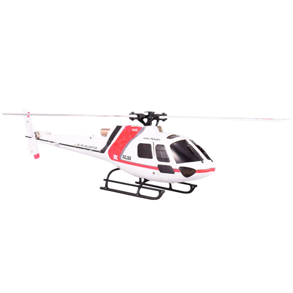 Wltoys XK AS350 K123 6CH 3D 6G System Remote Control Brushless Helicopter BNF without Transmitter Compatible With FUTABA S-FHSS
