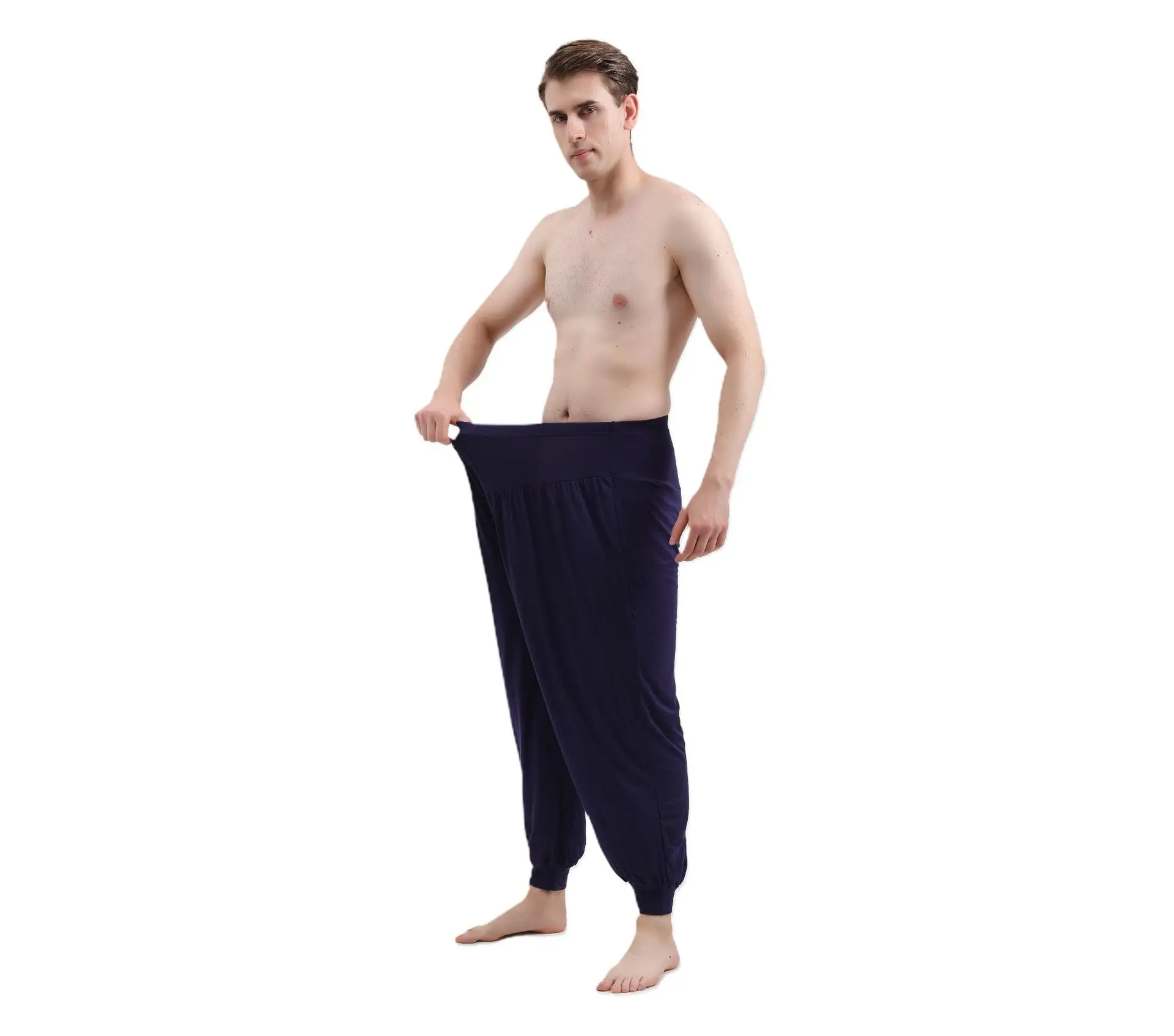 Fdfklak New Loose Pants For Men Modal Cotton Home Trousers Plus Size Male Pajamas Pant Casual Sleepwear Pantalones Hombre 6XL mens tall pajama pants