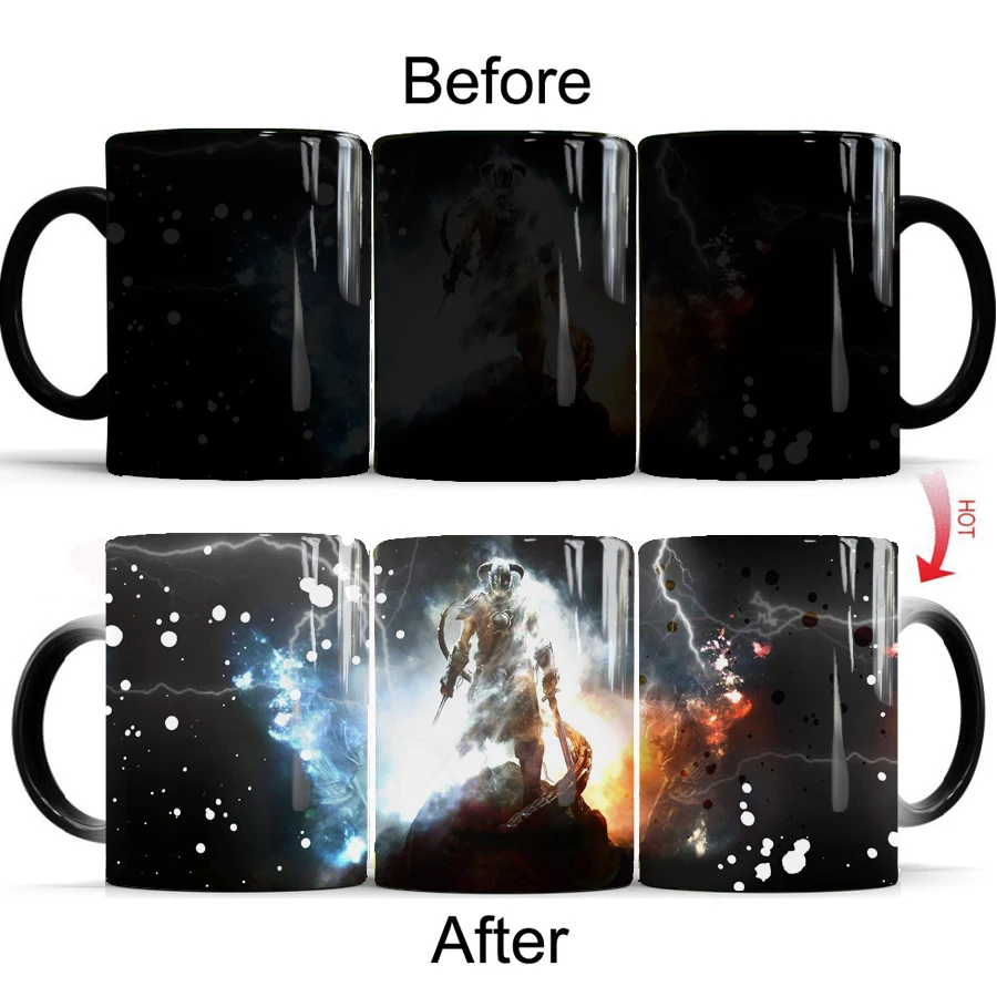 NEW 11oz Color Changing Coffee Tea Mug cup Gift for Nurse Heat sensitive magic 