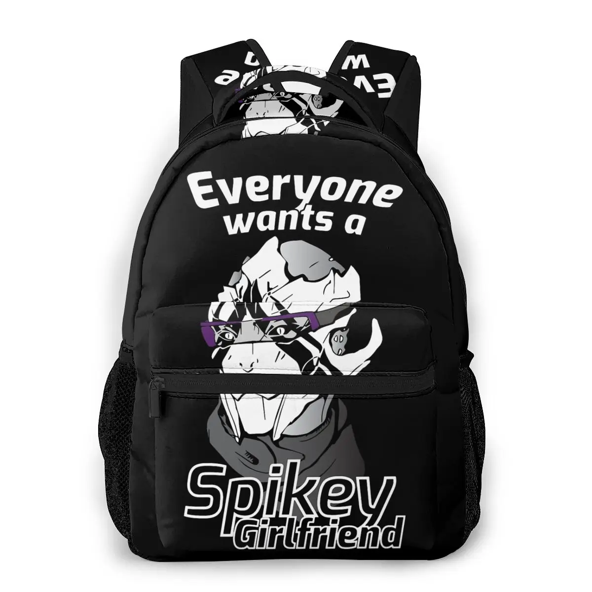 

Everyone Wants A Spikey Girlfriend Students School Bags Beautiful New Pattern for Men Fashion Mass Effect Teens Books Backpack
