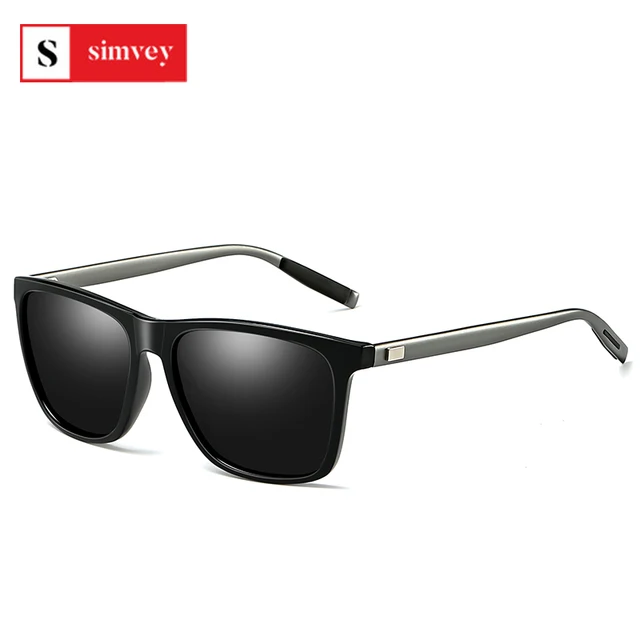 Driving Polarized Sunglasses Vintage Rectangle Alloy Frame Sun Glasses for Men Women Metal Frame 1