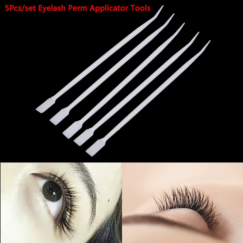 

5PCS Eyelash Perming Sticks Pick Eyelash Perm Pad Recycling Lashes Shield Lifting Curlers Eyelash Makeup Accessories Applicator