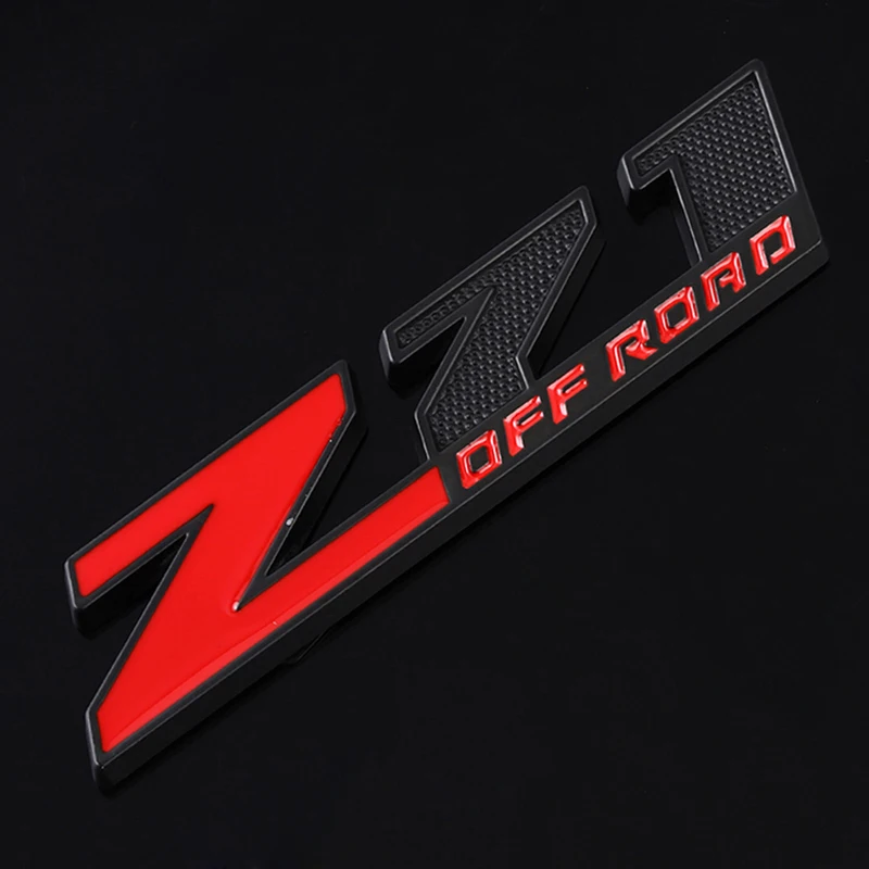 Автомобильный стикер эмблема хром значок наклейки для Chevrolet Silverado Chevy Colorado Z71 внедорожный 4X4 SIERRA GMC Авто Стайлинг стикер s - Название цвета: Z71 OFF ROAD big 1