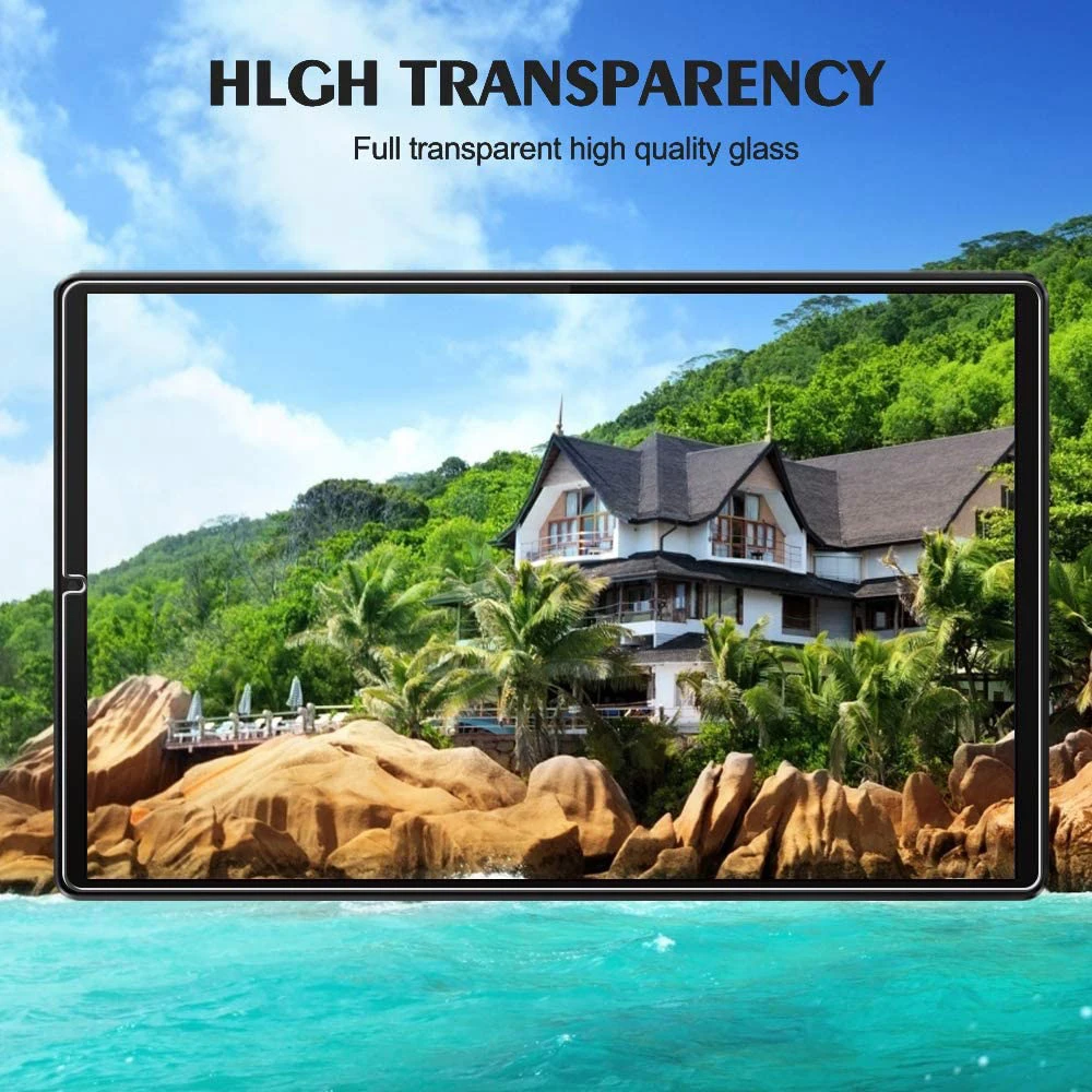 2Pcs Tablet Tempered Glass Screen Protector for Lenovo TAB M10 Plus TB-X606F/TB-X606X 10.3 Inch Protective Film 9H 0.3mm Glass