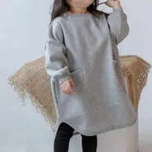 Г., Новое Стильное платье для девочек модные хлопковые платья для девочек на осень и зиму размеры от 2 до 7 лет, PX716