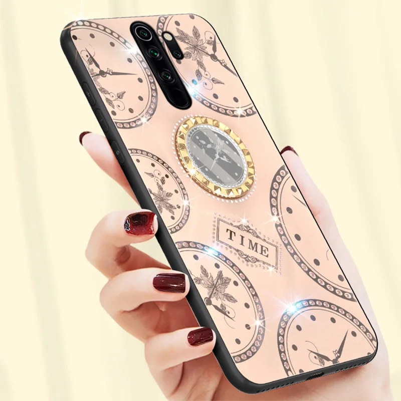 Magnetic Silicone Phone case For xiaomi redmi k20 pro k20pro 8 8A note 5 7 8pro 7s Magnet holder 3d Ring back cover coque |