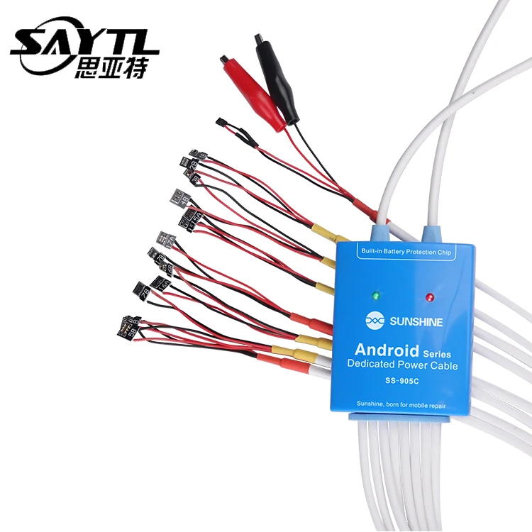 Испытательный кабель постоянного тока питания для samsung huawei Xiaomi OPPO VIVO Meizu Boot Line Phone