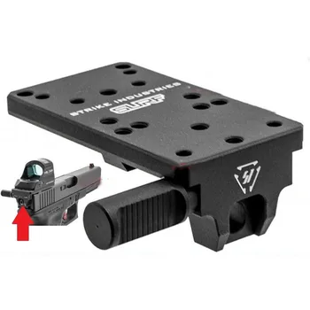 

Strike Industries G-SURF Universal Reflex Red Dot Optic Sight Reflex Mount Base Adapter for Glock Pistols GEN 1, 2, 3 Gen4 17-39