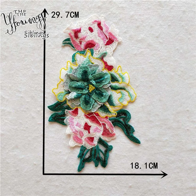 Высокое качество красивый 3D цветок кружевной воротник вышивка кружевная аппликация декольте DIY Швейные принадлежности для декора аксессуары - Цвет: YL935