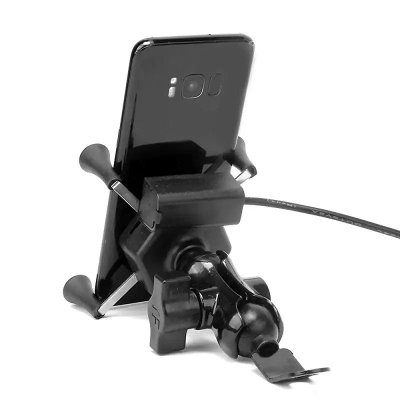 

Bike Handlebar Support Mount Card slots with USB Charger For Phone GPS GPS Motorcycle Phone Holder Bag Bicycle Phone Holder