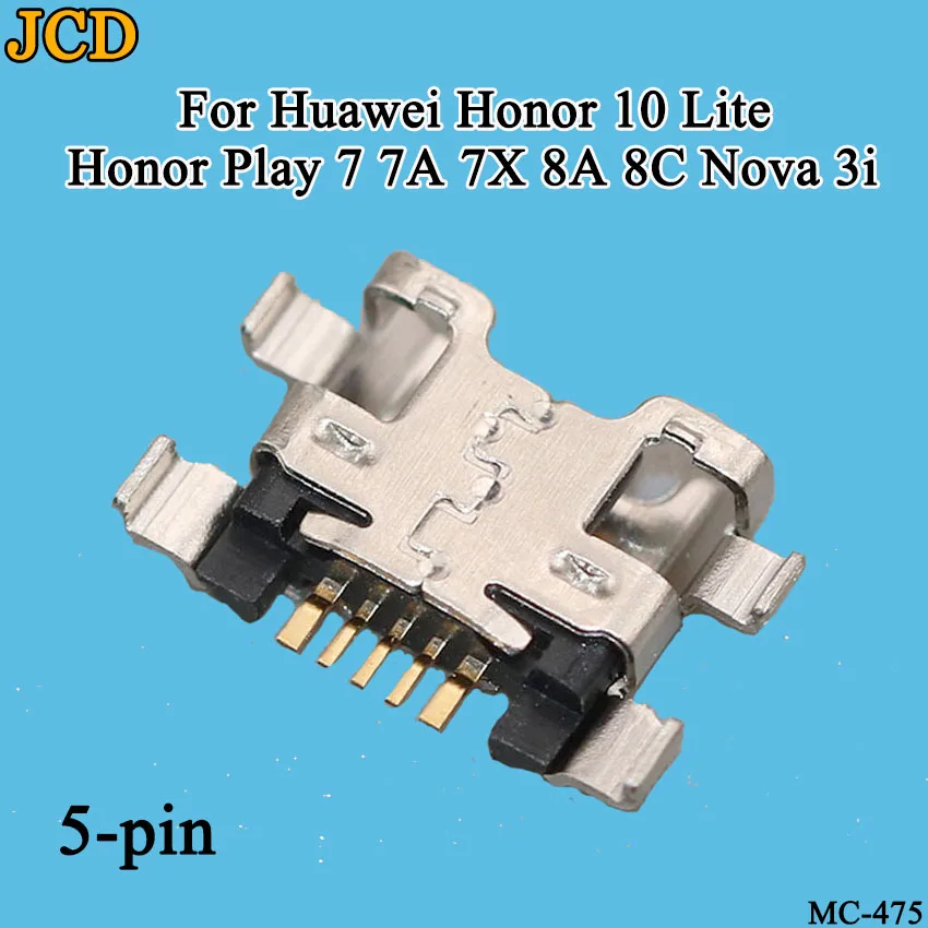 JCD 30 шт./лот для huawei Honor 10 Lite Honor Play 7 7A 7X 8A 8C Nova 3i usb зарядная док-станция разъем для зарядки порт разъем
