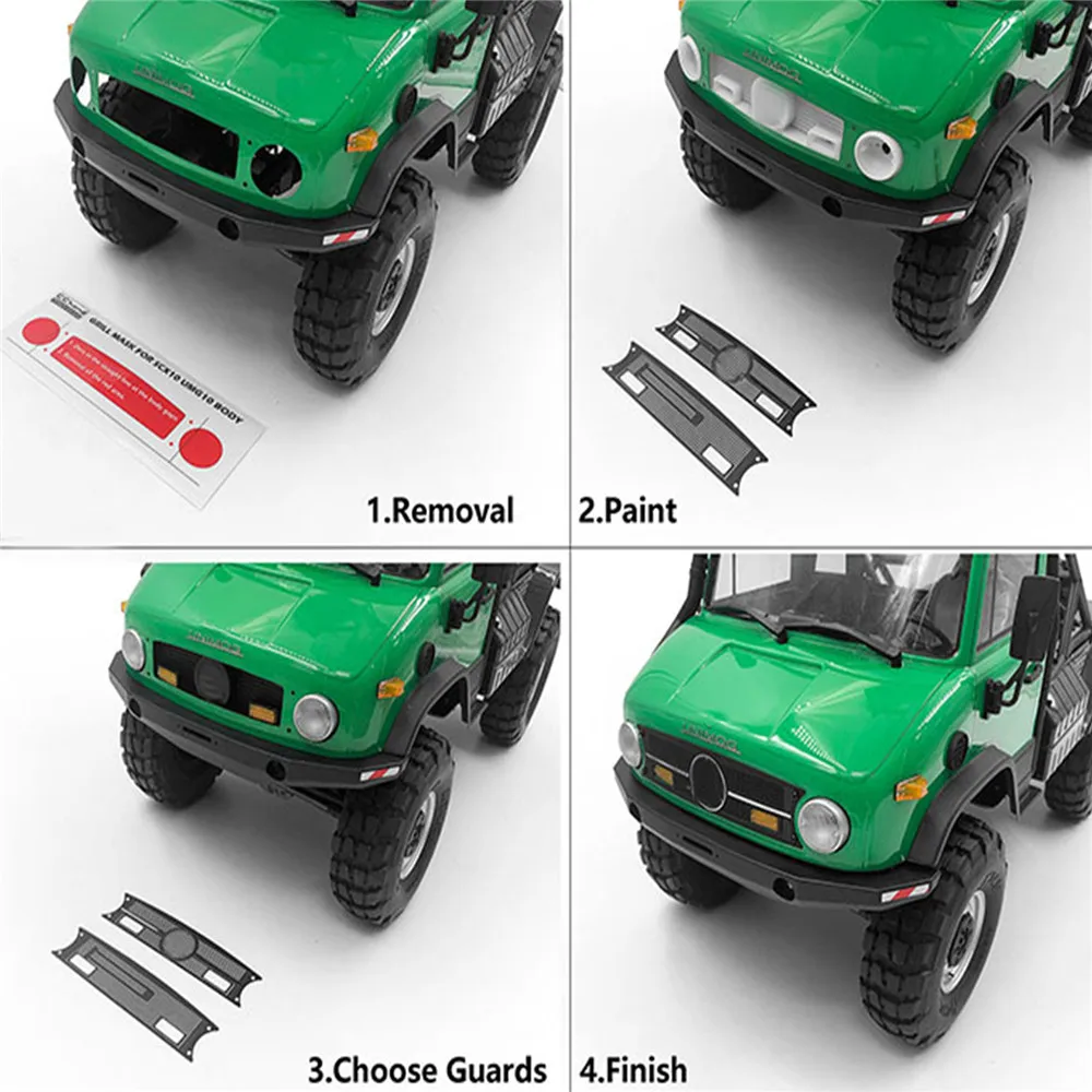 Модификация маски передней решетки для 1/10 Axial SCX10 90075 UMG10 RC автомобильные запчасти