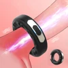 Silicone Cock Ring Sex Toys for Men Vibrating Penis Ring USB Rechargeable Delay Ejaculation Penis Erection Ring Penis Vibrator 1
