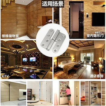 

Strainless Steel Buffer Door Closer Door Free Slotted Door Hinge Thickened Silent Convert Hinged Doors Self Closing Home