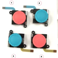 10 шт. Синий Красный 3D Кнопка аналоговые палочки контроллер сменный аналоговый стик части для NS switch Joy-con джойстик