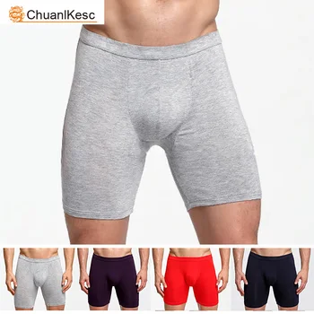 בוקסר ספורט, גזרה ארוכה צבע אפור.