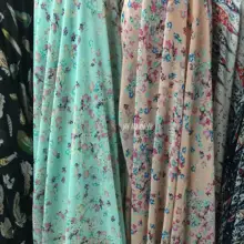 Лоскутное Tecidos плотный Печатный шифон с взрывными мелкими кусочками печатная ткань богемная юбка одежда аксессуары ткани