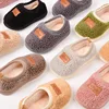 Winter Kids Indoor Shoes Baby Toddler Soft Non-slip Lambs Wool Warm Shoes Casual First Walker Boys Girls Furry Cotton Slippers ► Photo 2/6