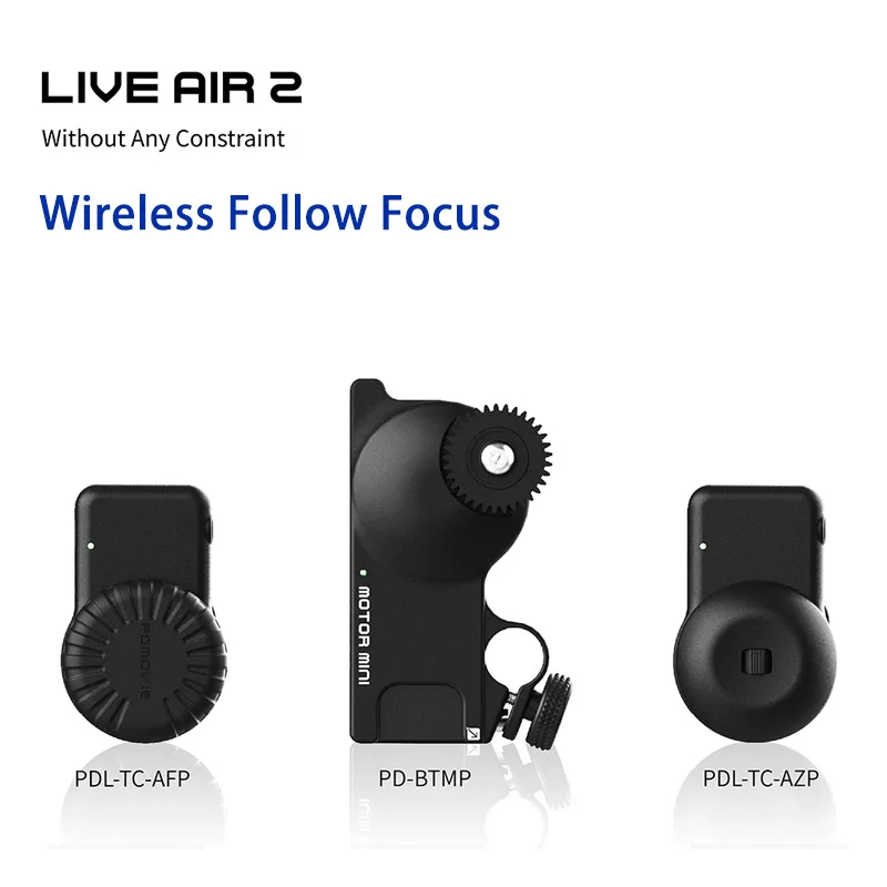 Pdmovie Live Air 2 Wireless Follow Focus Sistema Di Controllo Della Messa A Fuoco Dell'Obiettivo Wireless Ingranaggio Del Motore Per Stabilizzatore Ca