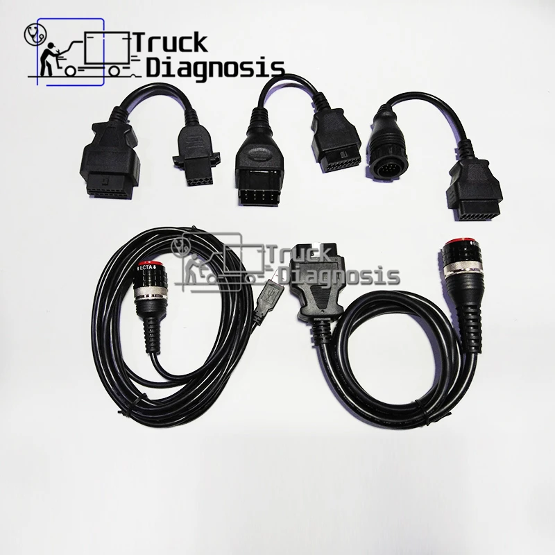 Vocom 88890300 5 кабелей для грузовиков volvo Vcads диагностический инструмент сканер vocom