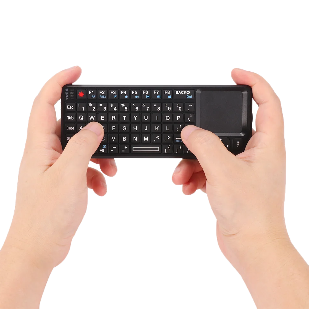 Мини 2,4G Беспроводная клавиатура сенсорная панель с подсветкой для Smart tv для samsung LG Panasonic Android tv box PC ноутбук HTPC