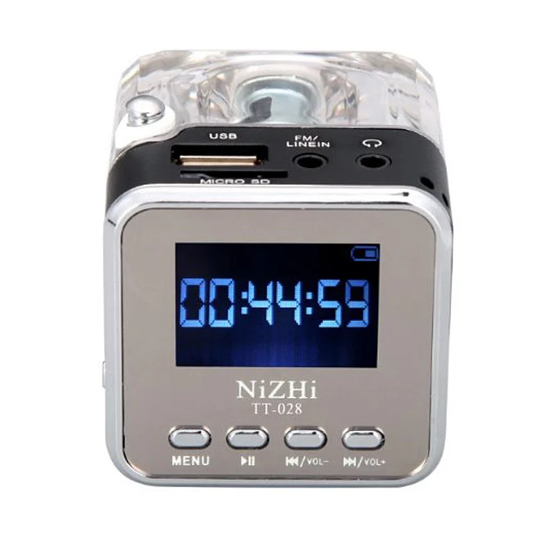 Новый Портативный мини Динамик цифровой музыки MP3/4 плеер микро SD/TF USB диск FM радио