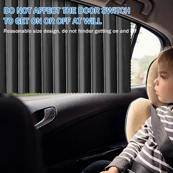 

2PCS Magnetic Folding Car Front Windshield Cover Front UV Protector Car Window Windshield Sunshades Shield Universal 45x80cm