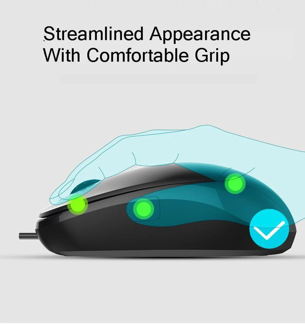 Teclado Com Fio para Desktop Portátil Do