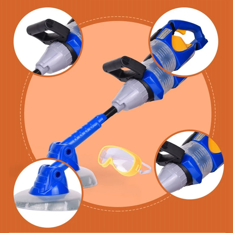 

Electric Model Weeder Toy Simulation Children's Lawn Mower Tool Kids Leaf Blower Toy Construction Tool Puzzle