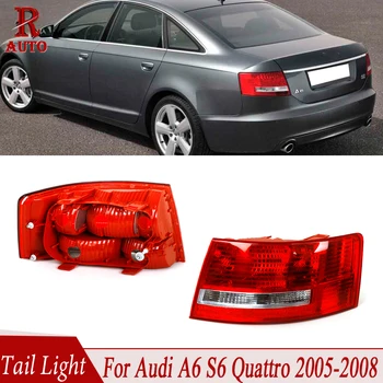 R-AUTO Fanale posteriore Luce freno Gruppo luci per auto 4F 5945096 M 4F 5945095 M Senza Lampadina Per Audi A6 S6 Quattro 2005 2006 2007 2008