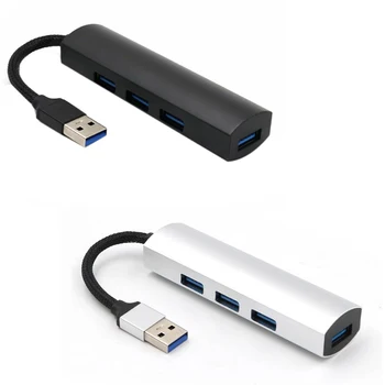 

USB 3.0 HUB,Alloy 4-Port USB 3.0 Data Hub Portable Super Speed for , Mac Pro/mini, iMac, XPS, Surface Pro, Notebook, PC,