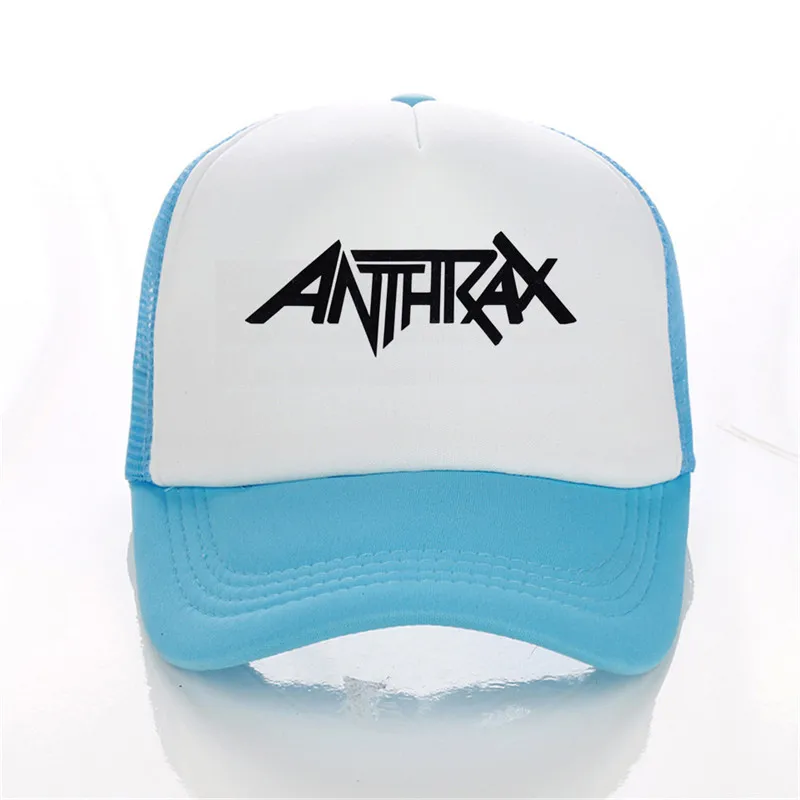 Anthrax band печать бейсбольная кепка для мужчин wo мужская летняя трендовая Кепка новая молодежная Джокер Солнцезащитная шляпа пляжный козырек для отдыха шляпа
