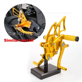 

Adjustable Racing Motorbike Rearset Footrests Pegs For YAMAHA YZF-R25 YZF-R3 YZF R3 R25 MT-25 MT25 2015-2016