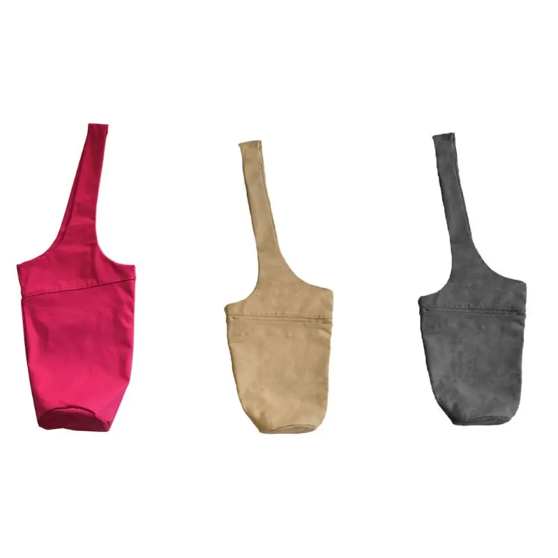 

Portable Solid Color Yoga Mat Multi-function Shoulder Travel Sling Carrier Strap Gym Bag with Large Side Pocket & Zipper