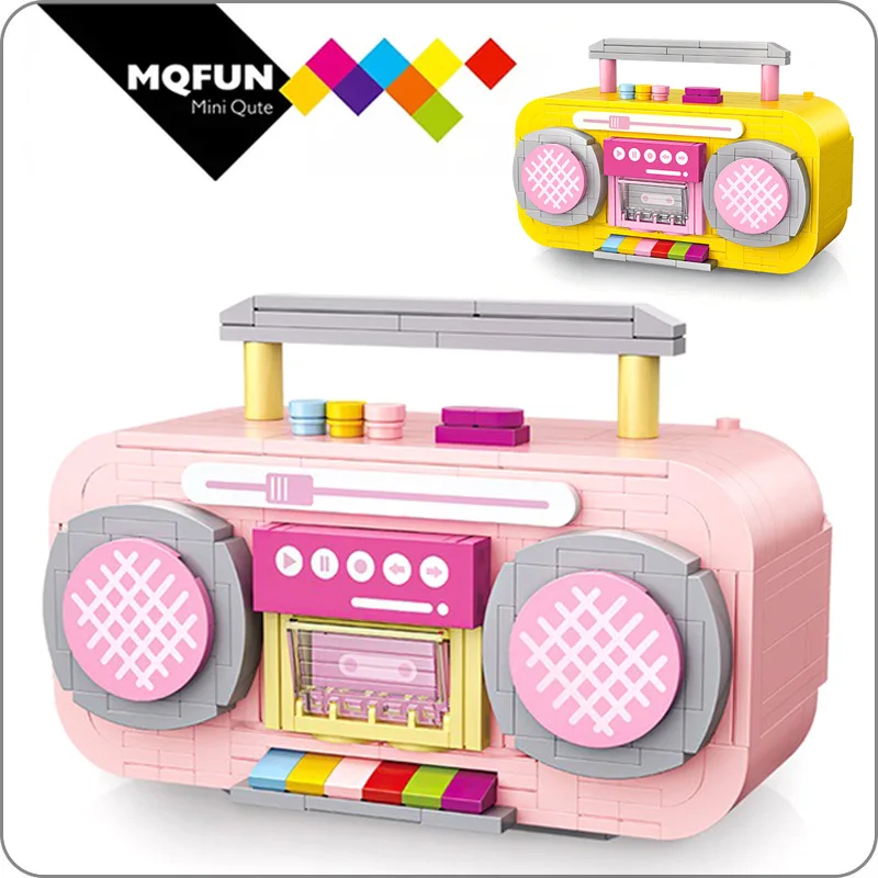 Loz Classic Pink Kawaii Retro Radio Recorder Mini Diamond Building Block Assemble Bricks Educational Toys For Children Gifts Blocks Aliexpress