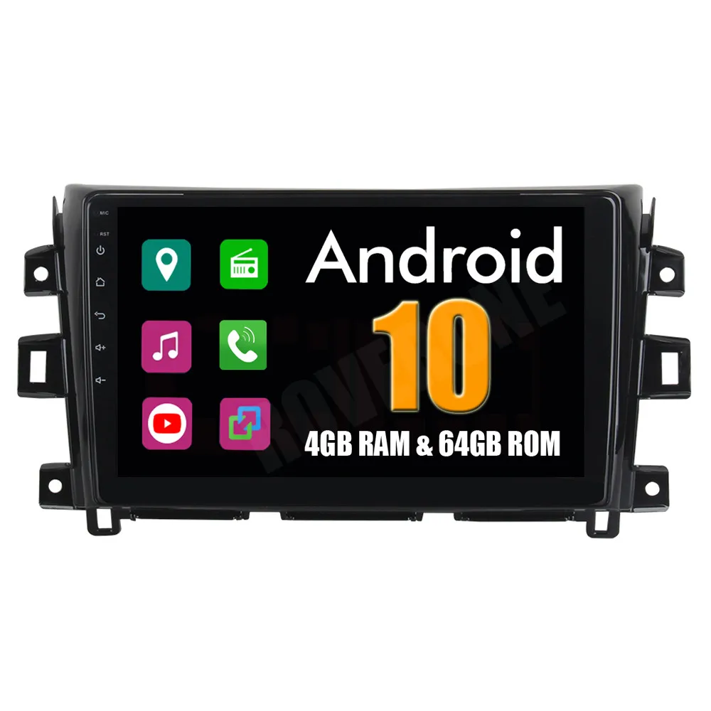 RoverOne автомобильное радио GPS для Nissan Navara NP300 2015 2016 2017 Android 10 Восьмиядерный сенсорный
